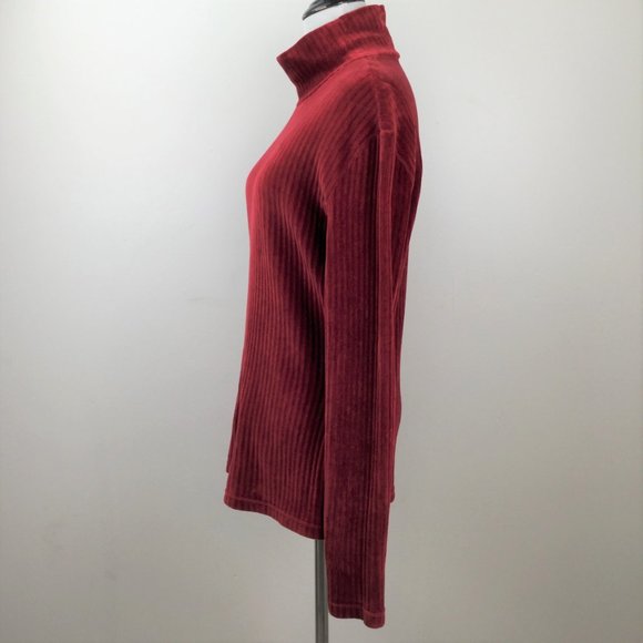 Versace Jeans Couture Red Turtleneck Top l - Picture 3 of 8